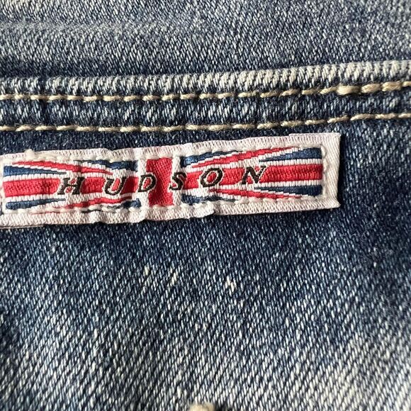 Hudson Jeans Womens 10 Straight Leg Mid Rise Stretch Denim Blue Stretch - Picture 10 of 16